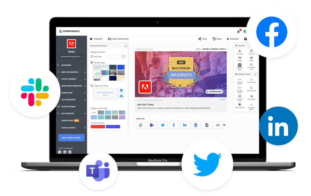 Custom Social Assets